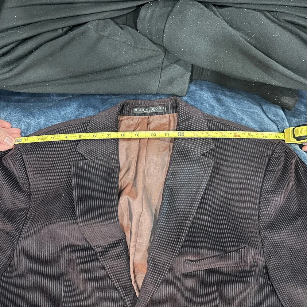 Hugo Boss Dark Brown Corduroy Blazer - Picture 3 of 9